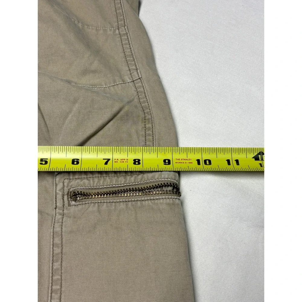 VTG Y2K Polo Ralph‎ Lauren Mens Cargo Pants Khaki Tan Size 16 W28XL28